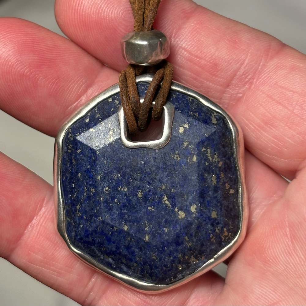 Silpada reversible Turquoise/Lapis  Necklace